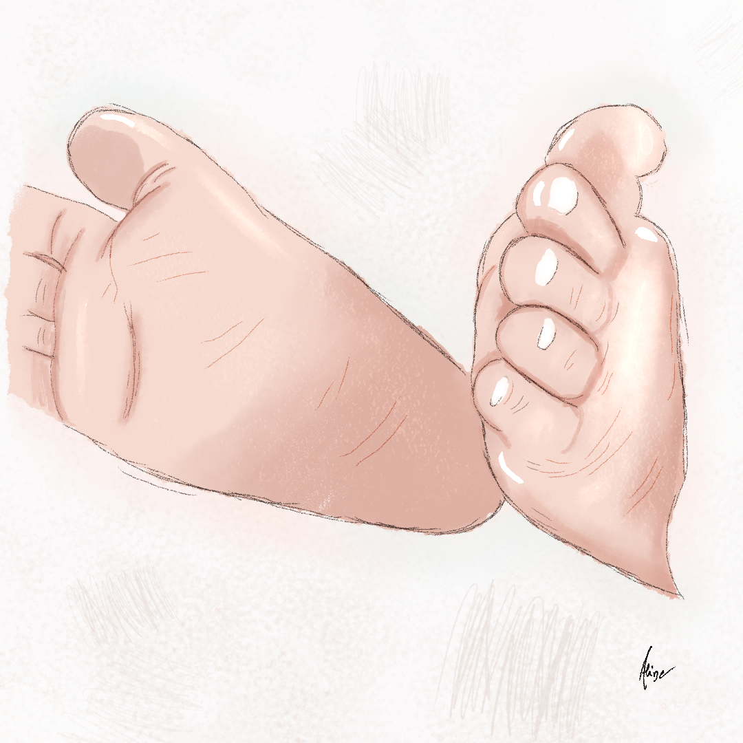 Obra exclusiva personalizada - Inspiração bebê